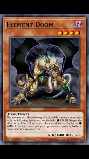 Element Doom: The Common Yu-Gi-Oh! Card That Attacks TWICE?! 🔥