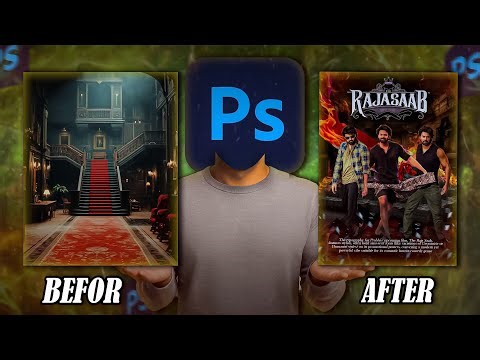 🔥 Fan Made Movie Poster Design 🎬 | Photoshop Speed Art | Graphic Design Process | Before vs After 😱