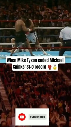 Mike Tyson vs Michael spinks (June 1988) Mike Tyson Ended Michael Spinks’ 31–0 Record #ironmichael
