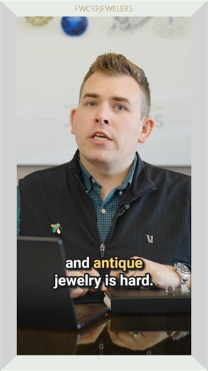 How much should you be paying for your vintage pieces? We're starting a new series where we compare the prices on our pieces, to other similar pieces we find online so you can stay informed when shopping for antique jewelry. Today, we're taking a look at this diamond halo ring to see how it compares. 💍 | Federal Way Custom Jewelers