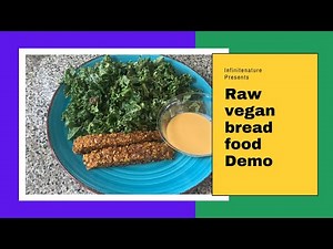 Raw Vegan Bread Food Demo
