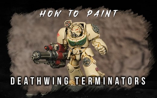 HTP Deathwing Terminators 战锤 40k 星际战士 利维坦 暗黑天使 DA 死翼 不屈型终结者