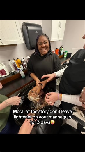 What a fun surprise #cosmetologyschool #cosmetology #hairfail