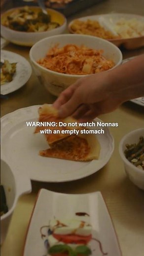 About to be hungry as ever watching Nonnas