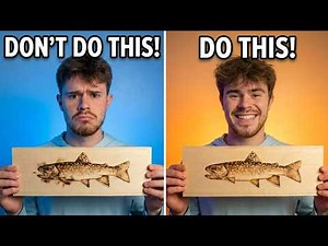 I Tried Burning Wood Art as a Complete Beginner (Here's what Happened) | Fish Wood Burning Art
