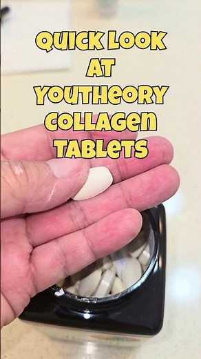 Youtheory Collagen Tablets Review | Size & Easy Use
