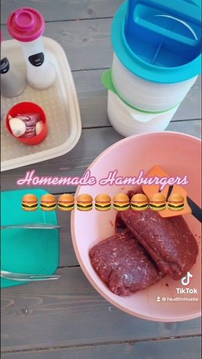 Hamburgers Made Easy Featuring Tupperware Hamburger Press