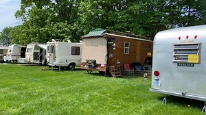 5.6K views · 210 reactions | Here's the Part 1 recap of last Saturday's events. One of the day's featured shows was vintage travel trailers presented by Hagerty! It turned out to be a gorgeous day. ☀️ .. Thank you to all who brought out their travel trailers! They were so much fun to look at. | Gilmore Car Museum | Facebook