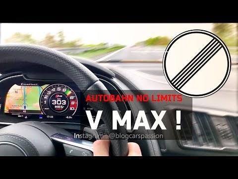 305 KM/H legally!! Speeding on German Autoroute