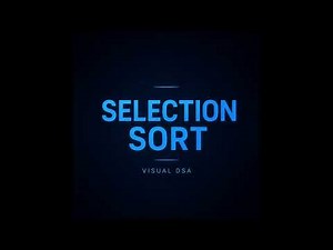 Selection Sort Visualization | Step-by-Step Animation
