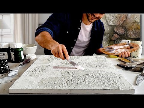 Mastering Textured Art: Creating Stunning Abstract with Acrylic Techniques
