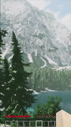 Ultra Realistic Minecraft x Lushfoil | Edit 4K RTX #Minecraft #nature #natureedit #trend #fyp #parat