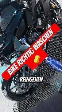 How to properly wash a motorcycle 👌