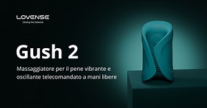 Vibratore di pene maschile a controllo remoto | Massaggiatore di formazione per il pene oscillante e vibrante - Lovense Gush 2