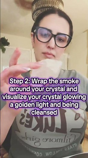 Cleansing Crystals energetically the EASY Way, smoke cleansing