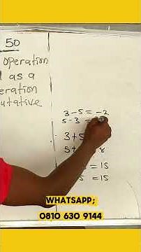 JAMB Mathematics Past Question 50 (Binary Operation) | Explained