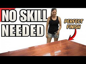 Wood Finishing Tips + Goof-Proof Polyurethane