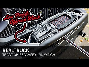 RealTruck Traction Recovery 13,000 LB Winch Install & Review | Jeep & Off-Road Setup