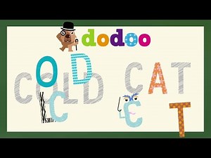 Dodoo English Alphabet - Letter C - Cat, Computer, Cold