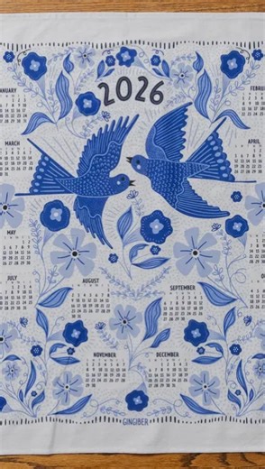 Our annual calendar tea towel video is here! Grab one today and pair it with a bottle of wine or champagne for two gifts in one!! Open 12-6pm today but closed from 2-3pm to pick up my daughter from school. But I will reopen from 3-6pm. | Stellar House Gift Shop