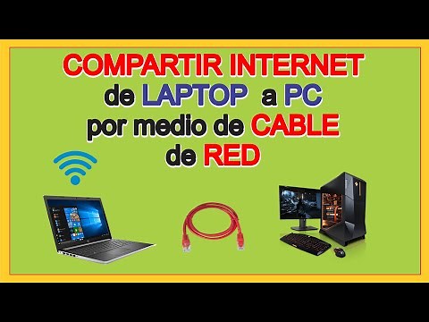 Share Internet from Laptop to Desktop PC via Network Cable - 2020