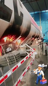 Truck Tanker Heating on Fire #reels #fyp #fbreels #usa #mechanic #engineering #skills #automotive #automobile #reelsviralシ #reelsfbシ #reelsfypシ #reelschallenge | New Mechanic