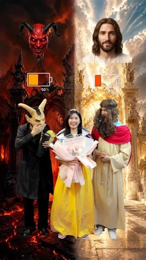 Choose Jesus or Satan?⚖️#Jesus #Christ #FaithfulSteps