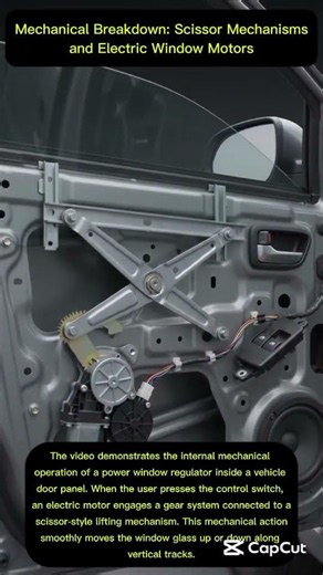 Understanding the Internal Components of a Car Door Window Assembly