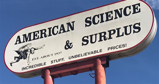 American Science & Surplus is still open, needs you to drop by