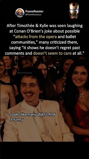 Timothée Chalamet Laughing at Conan O’Brien’s Oscars Joke Sparks Reactions #oscars2026