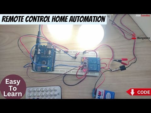 Remote Controlled Home Automation using IR Remote | Smart Home Automation