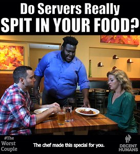 Let the debate begin. I personally would never do it (again), but I'm glad my customers don't know that for sure. Do you know anyone who would? | Bitchy Waiter