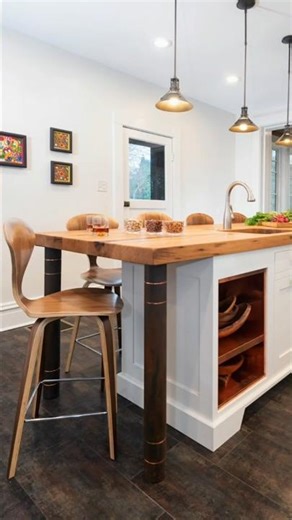 Kitchen Island DESIGN Ideas | Custom Kitchen Tour #Shorts