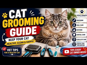 New Cat Grooming Guide 2026| How to Groom Your Cat at Home | Vet Tips for Healthy Cats