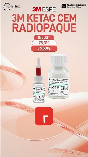 3M Ketac Cem Radiopaque Permanent Glass Ionomer Luting Cement