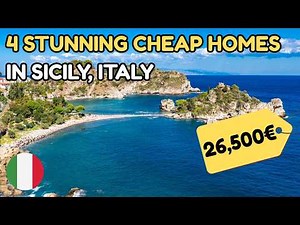 4 Affordable Stunning Houses In Sicily, Italy from €26K to €49K