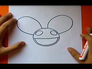 Como dibujar el casco de deadmau5 paso a paso | How to draw deadmau5 helmet