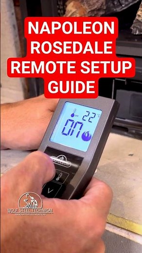Remote Setup for Rosedale #WST #wolfsteeltech #HomeHeating