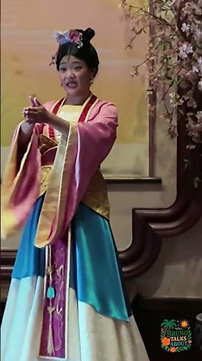 Mulan Meet and Greet EPCOT China Pavilion Disney World 07-05-26