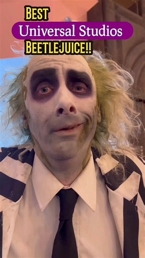 Best! Beetlejuice! Universal Studios Florida! #beetlejuice #shortsfeed #universalstudios