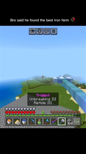 He said he found it on yt 😭🥀 #minecraft