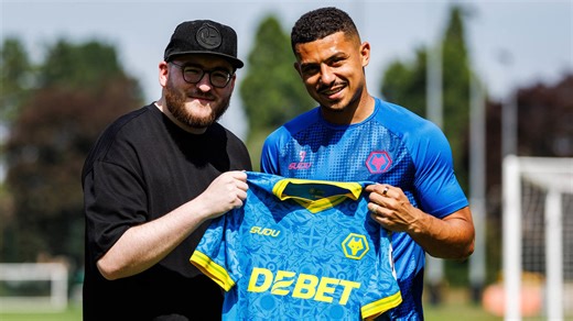 'Unleash the Lobos': Wolves fan and Brazilian players team up to design unique third kit