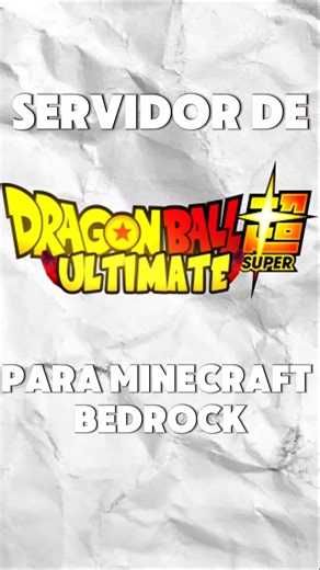 Servidor De Dragon Ball para Minecraft de celular #minecraft #addons #dbe #dbc