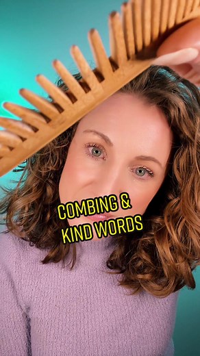 Combing your hair and giving you personal attention and reassurance for relaxation sleep and tingles #asmr #asmrhair #asmrpersonalattention #asmraffirmations