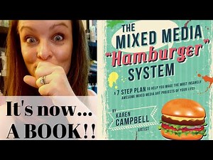 The Mixed Media "Hamburger" System Book Reveal and Flip Through!