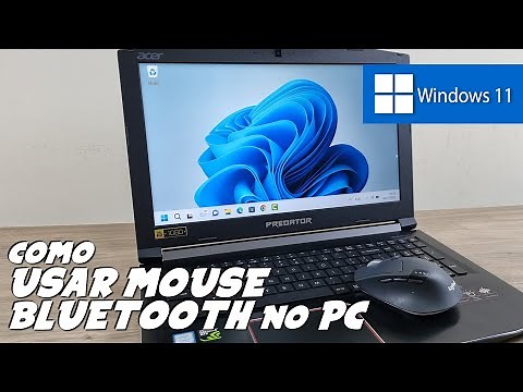 Como USAR um MOUSE BLUETOOTH em PC COM WINDOWS 11