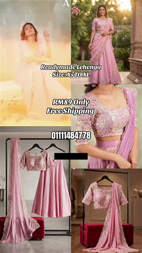 Gulabi Noor Lehenga Set: Elegant and Affordable