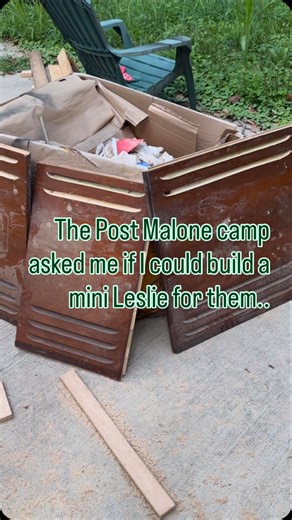 Jon Eldridge on Instagram: "Custom Super Hi mini leslie build start to finish! This Leslie design embodies the same amplifier as the old 122s or 147 40 watt models, with an updated motor system that’s state of the art by locomotion pro. They are silent and never need oil! And perfect ramp up and down speeds. The dimensions are 27” tall, 24” wide and 19” deep. If you’re a band in need of that big Leslie tone and only have a Subaru then this rigs for you!"