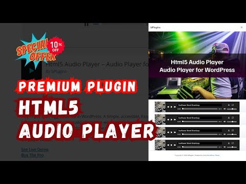 HTML5 Audio Player In WordPress | WordPress Best Audio Player Plugin