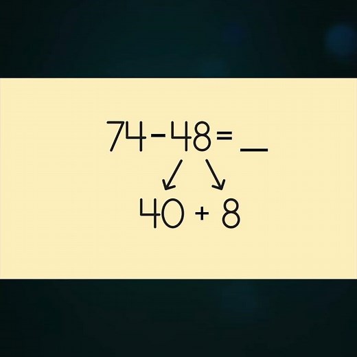 Subtract 2-Digit Numbers on a Hundreds Chart #shorts